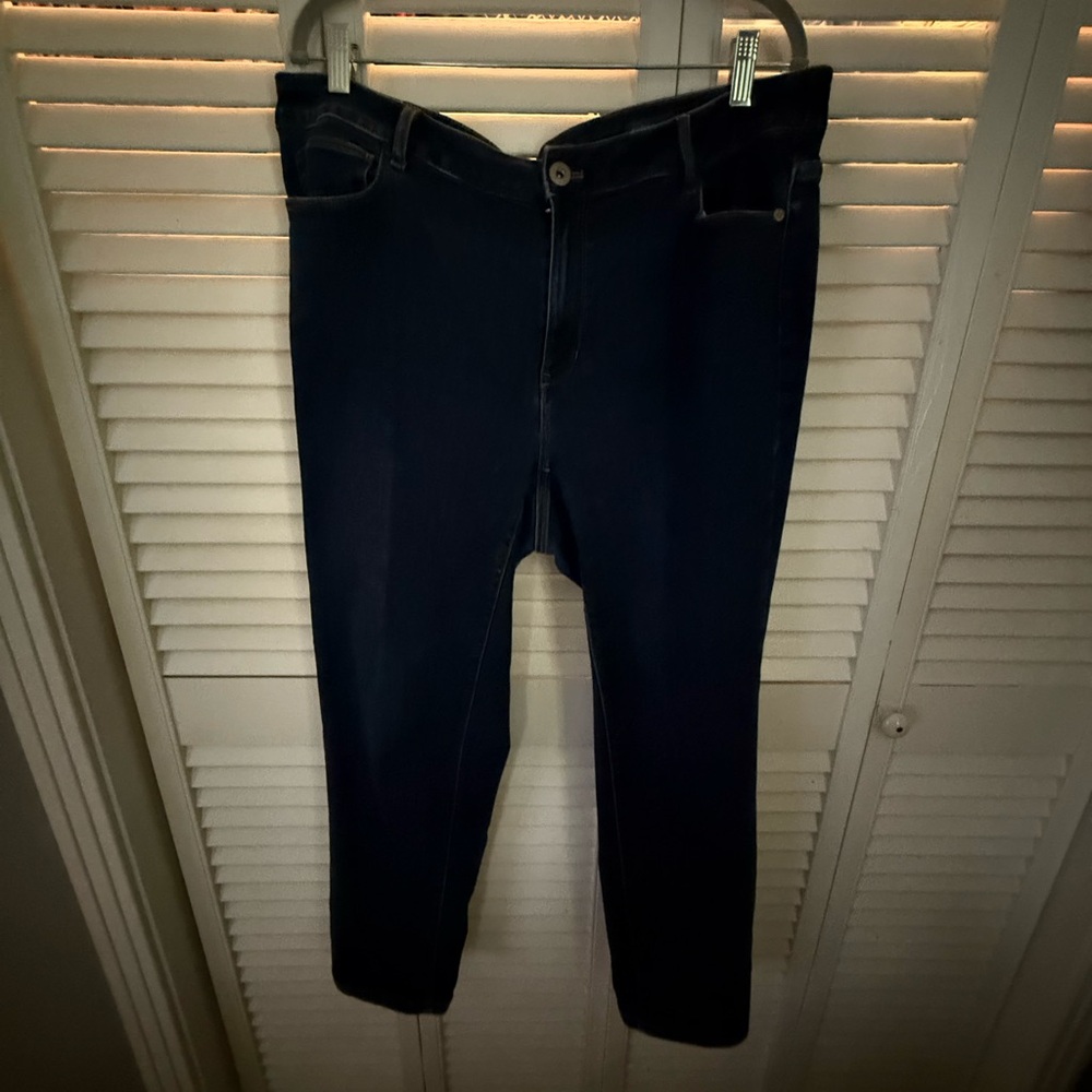PLUS- JJill Dark Blue Denim Jeans-SZ 18